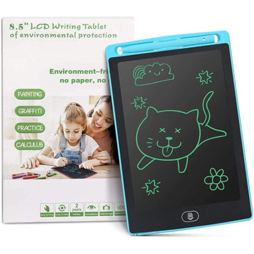 Hardbound Lcd Writing Pad 8.5 Inch Multicolor Lcd Tablet