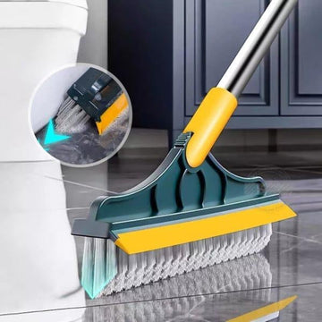 Adjustable Magic Broom & Scrub Brush – 120° Rotating Head for Deep Cleaning