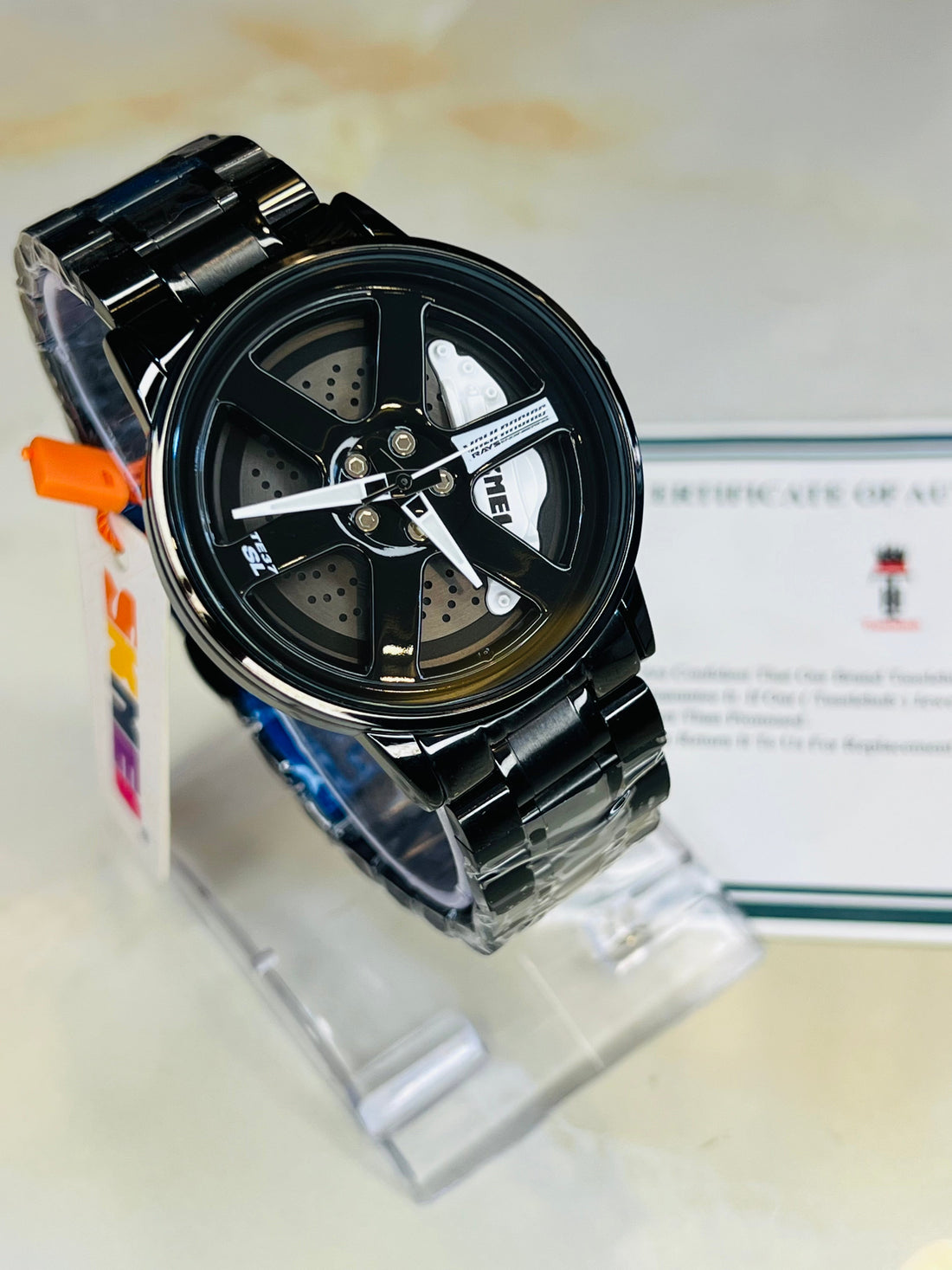 Skmei White Vossen Ace Dial Wheel Watch