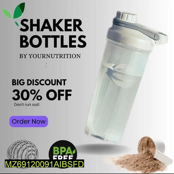 Gym and Sport Shaker Water Bottle