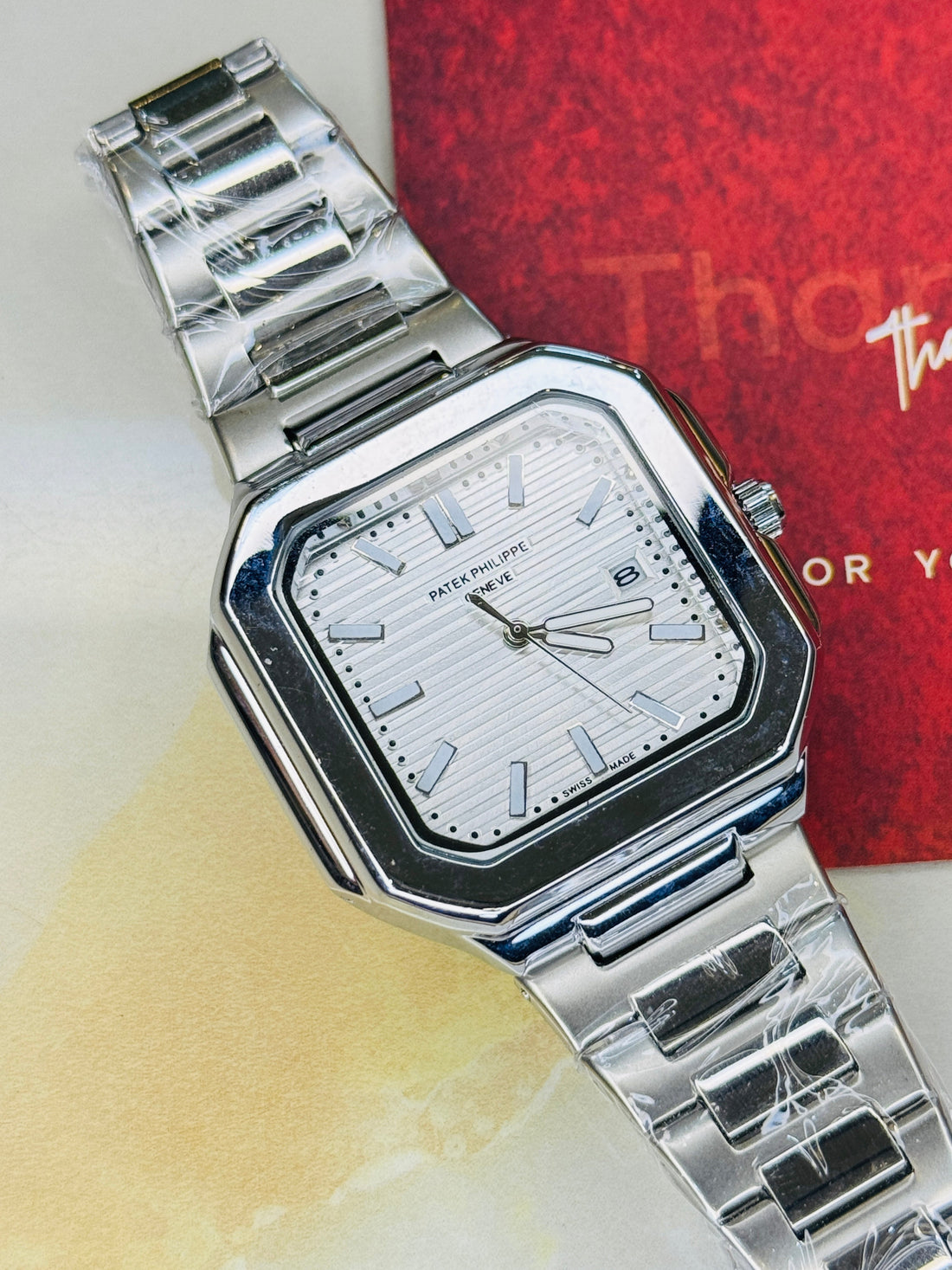 Old Money Patek Square Watch