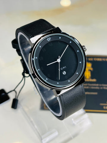 Tomi All Black Elegance Dial Watch