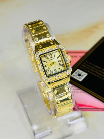 Gold zircon Santos Watch For Her