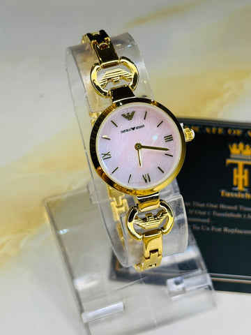Emporio Gold Pink Watch for her