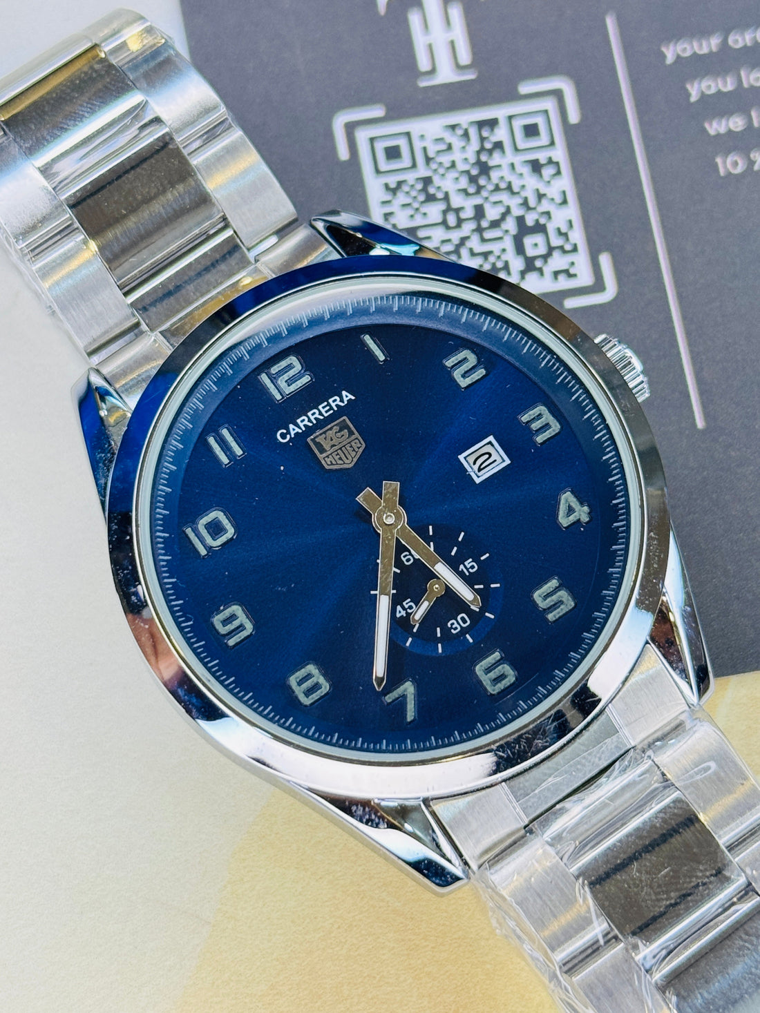 Tag Heur Down Second Glowing Watch