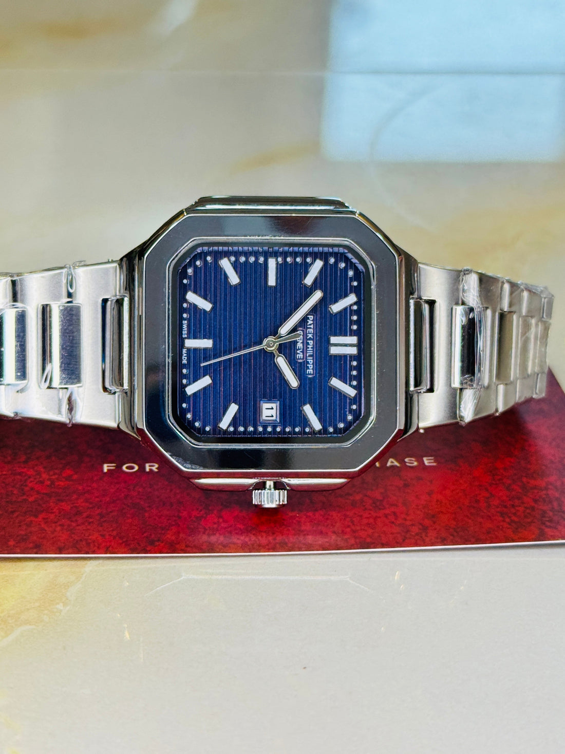 Old Money Patek Square Watch