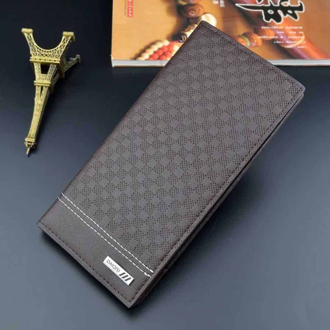 Premium Men's Long PU Leather Wallet