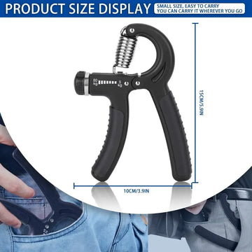 Adjustable Hand Gripper 10–60KG with Counter – Unisex