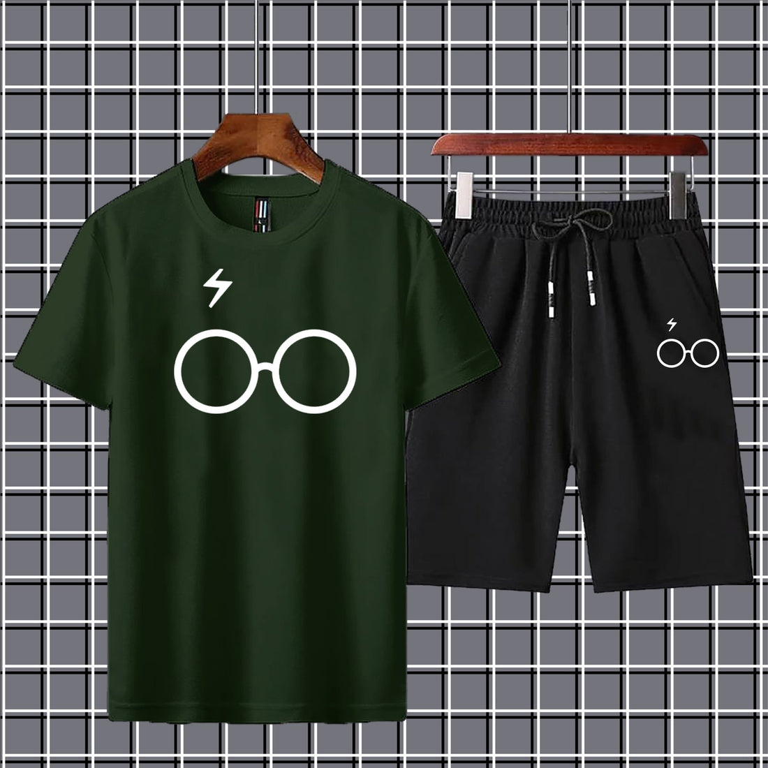 Harry potter summer gym wear tracksuit Tshirt+short soft & comfortable fabric-maroon