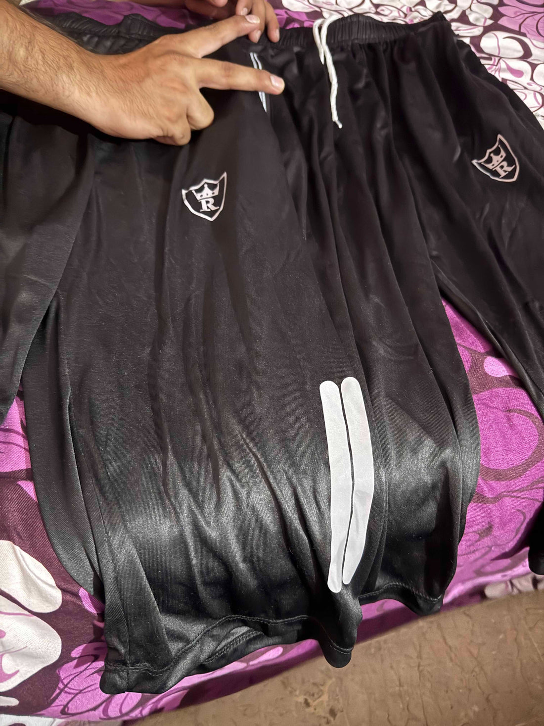 Men's Casual Zipper Pockets Straight Leg Loose Fit Active Shorts