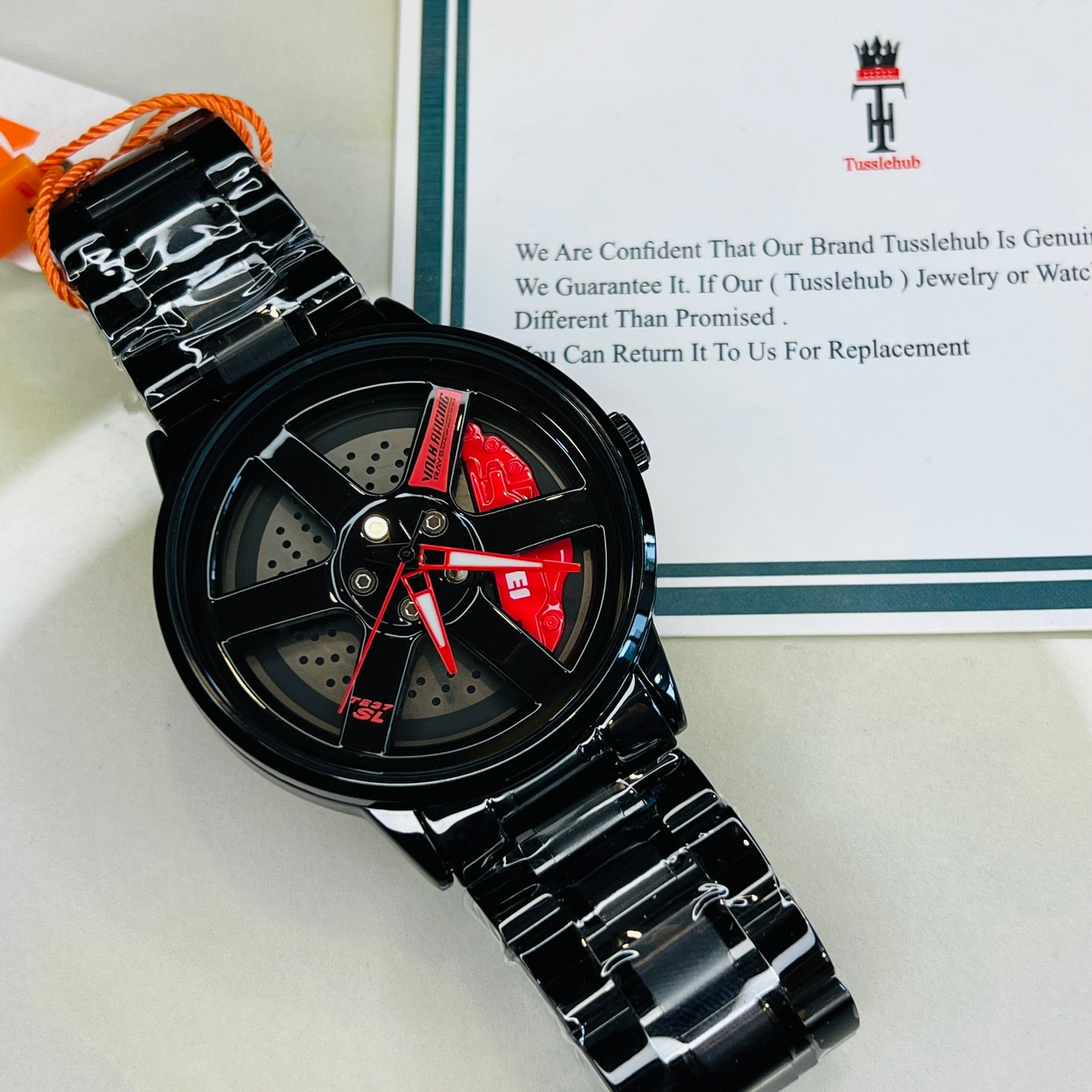 Skmei Red Vossen Ace Dial Wheel Watch