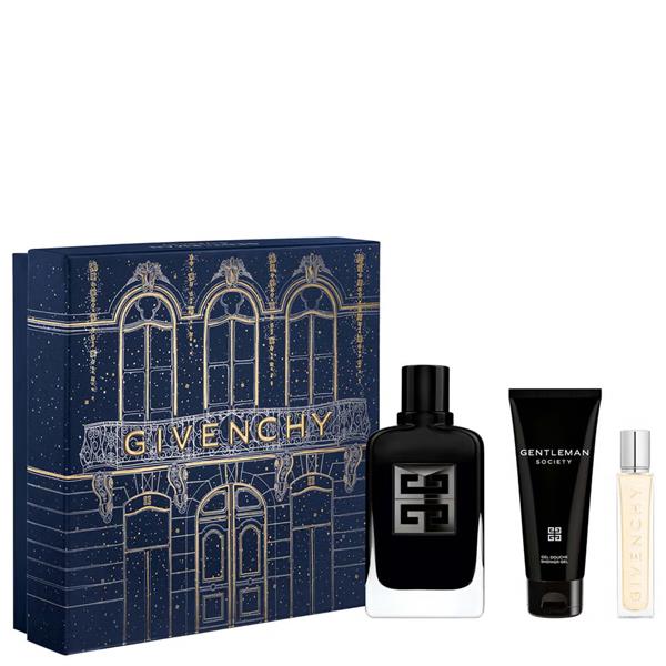 Givenchy Gentlemen Society Gift Set (100ml Edp+ 75ml S/G+ 12.5ml Travel Spray)