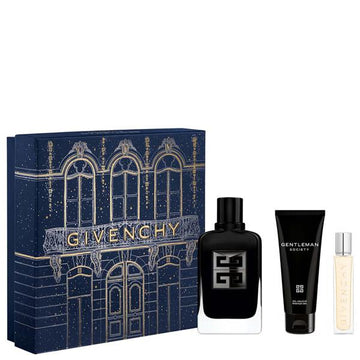 Givenchy Gentlemen Society Gift Set (100ml Edp+ 75ml S/G+ 12.5ml Travel Spray)
