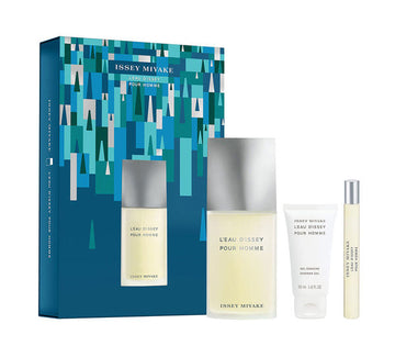 Issey Miyake L'eau D Issey Men 3s Set(Edt 125ml+S/Gel+15ml Mini)