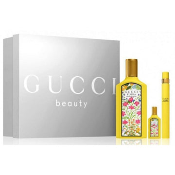 Gucci Flora Gorgeous Orchid 3 Gift Set (Edp 100ml+ Edp 5ml+ Edp 100ml)