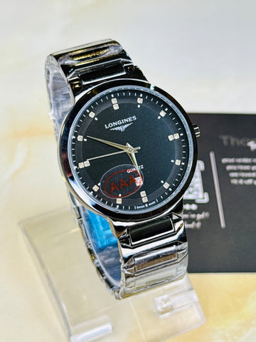 Longiness Quartz Down Date Watch