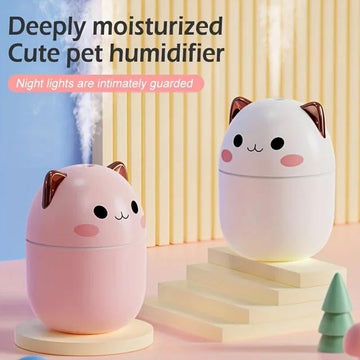 Mini Room Humidifier – Multicolor LED, Lightweight & Efficient