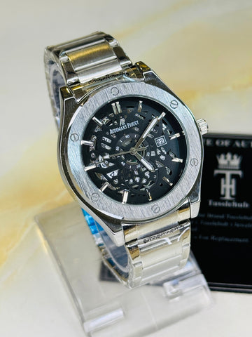 Silver Black Hologram Ap Watch