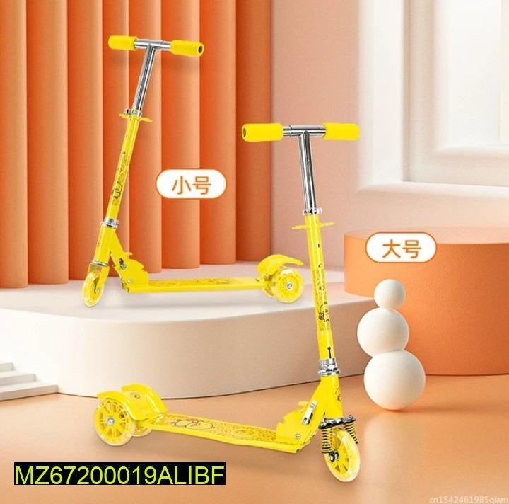 Kids 3-Wheel Foldable Scooty with Adjustable Handlebar – Durable ABS & Metal Ride-On