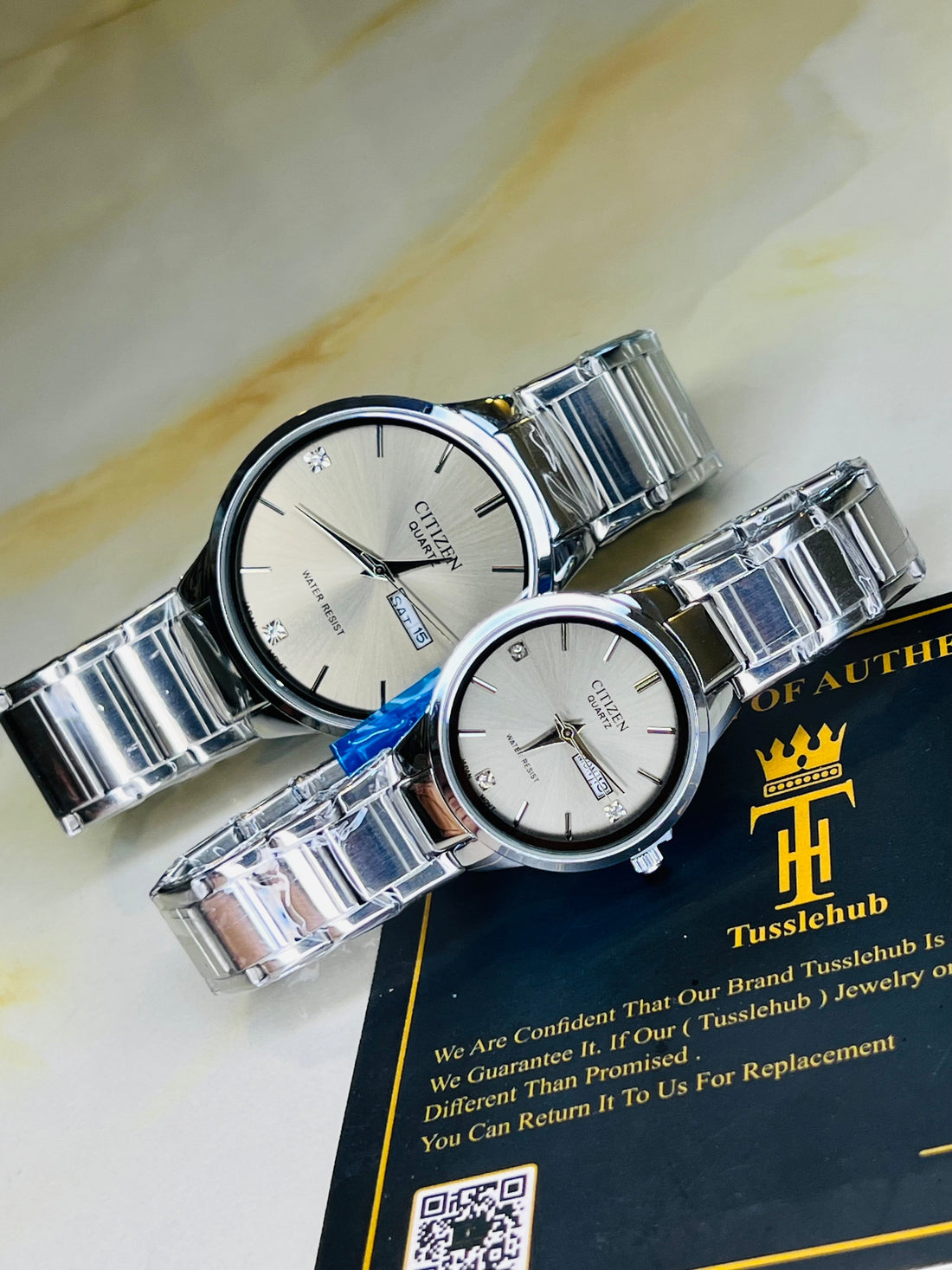 Silver Grey Axiom Couple Watch