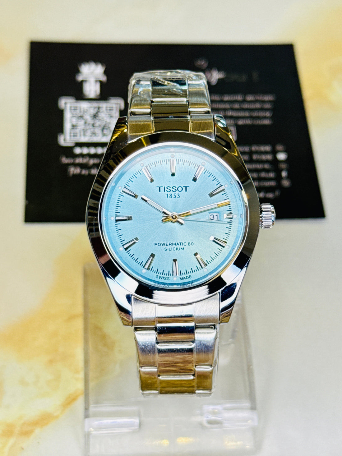 Silicium Silver Ice Blue Tissot Watch