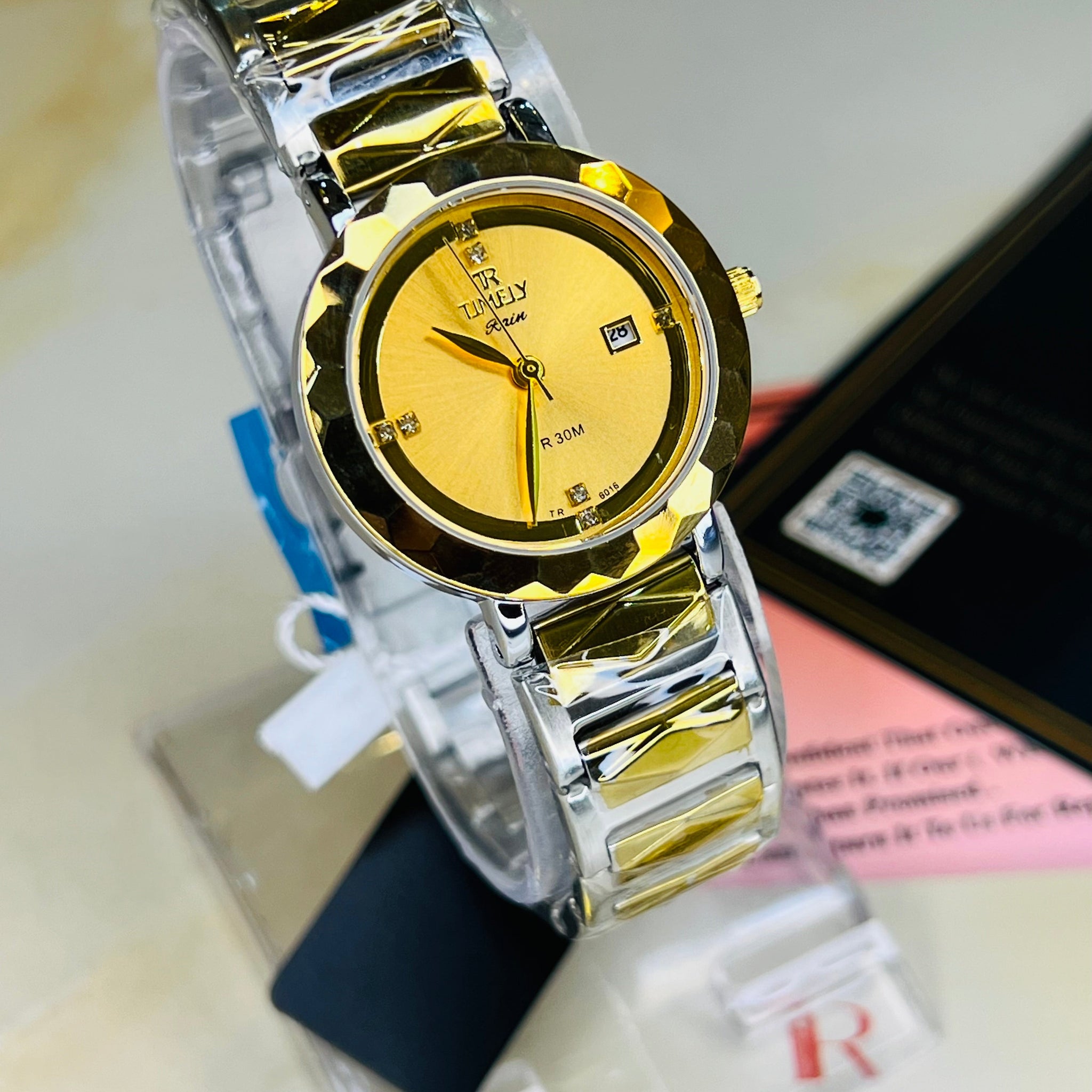 Timely Silver Gold Watch For Her