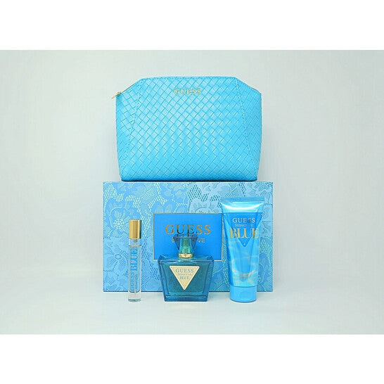 Guess Seductive Blue Women 4s Set(Edt 75ml+Edt 15ml+B/L 100ml+Pouch)