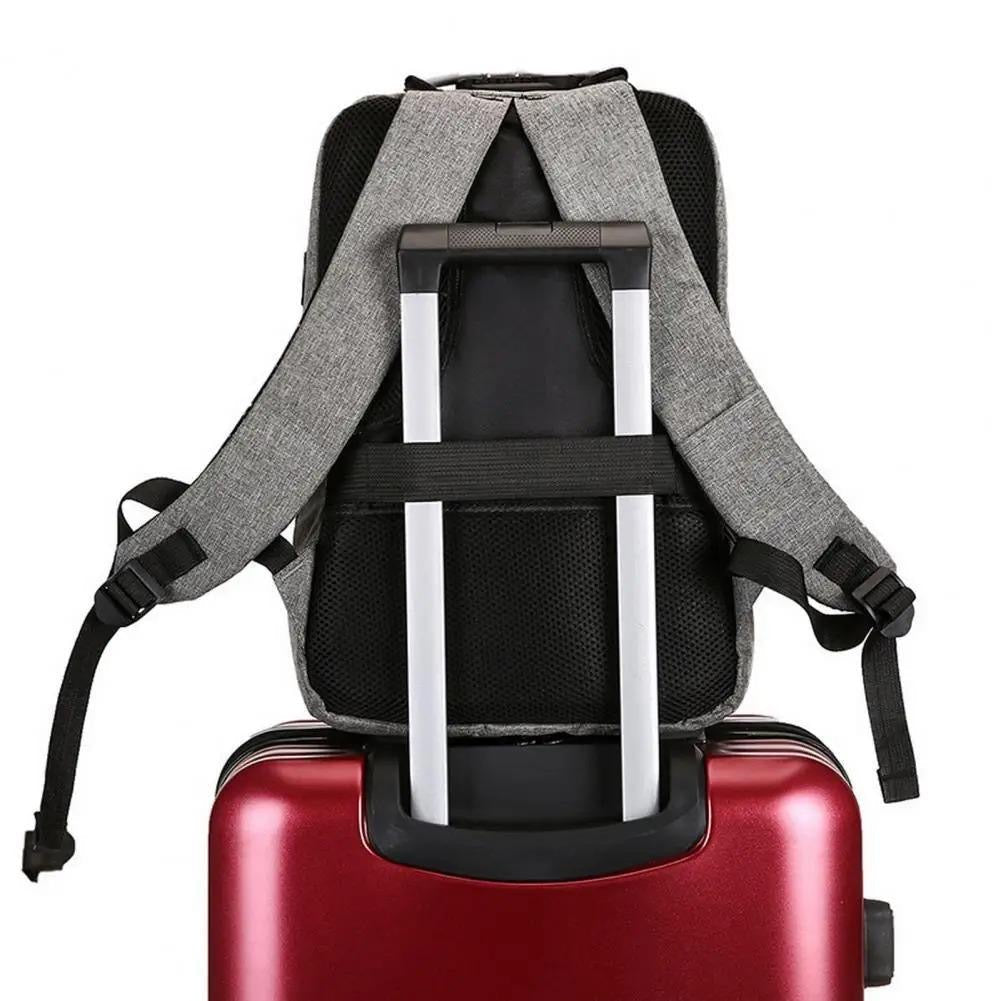 Travel Laptop Backpack Anti-Theft Bag with Password Lock USB Charging