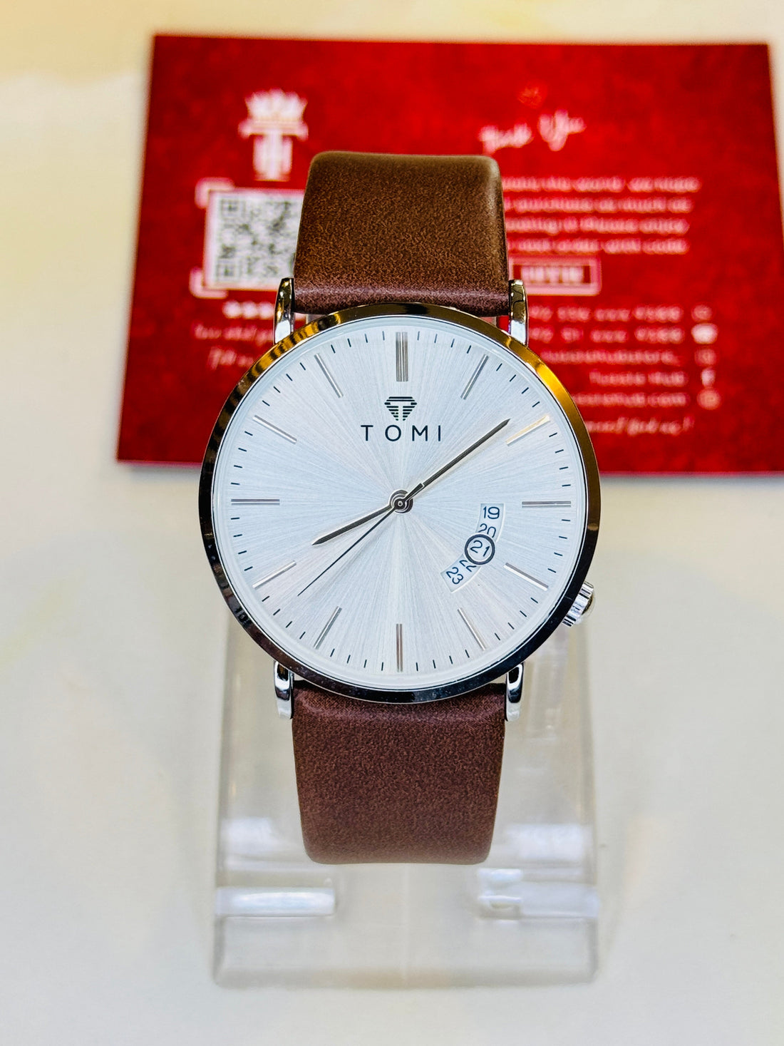 Ministry Coffee Silver White Tomi Watch