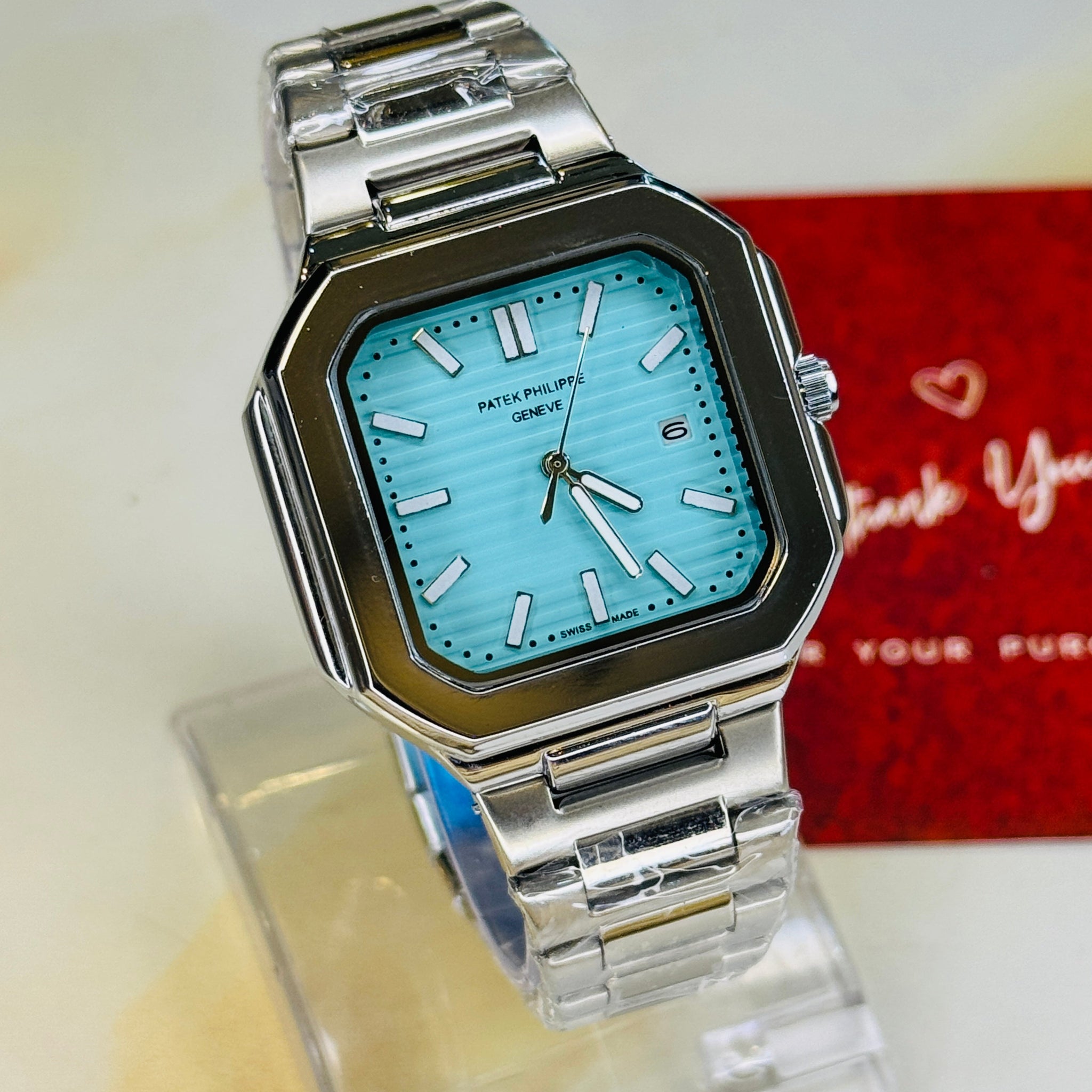 Old Money Patek Square Watch