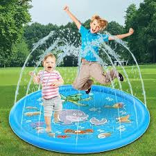Kids’ Inflatable Water Splash Pad – Outdoor Summer Fun Play Mat