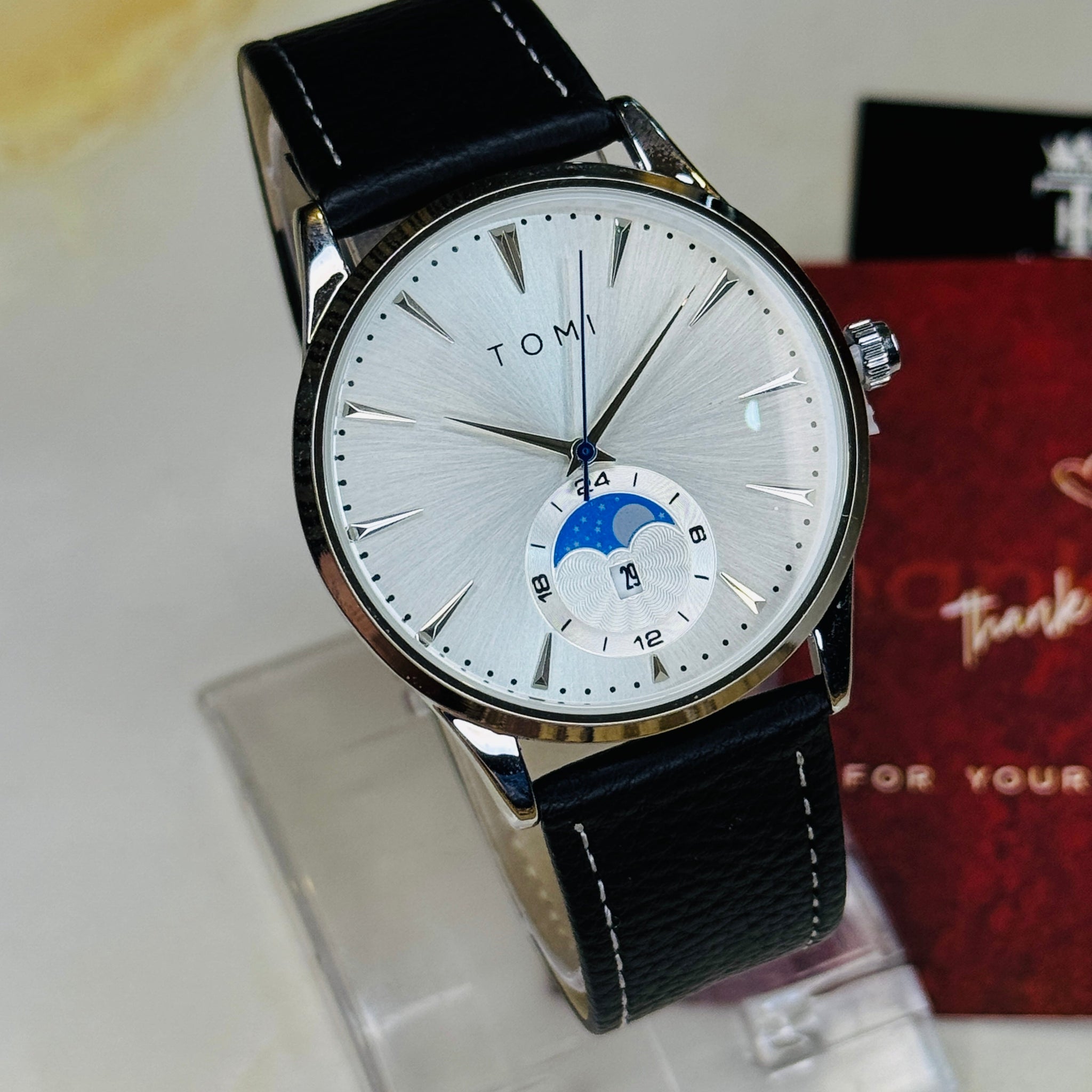 Tomi Leather Magnetic Strap Watch