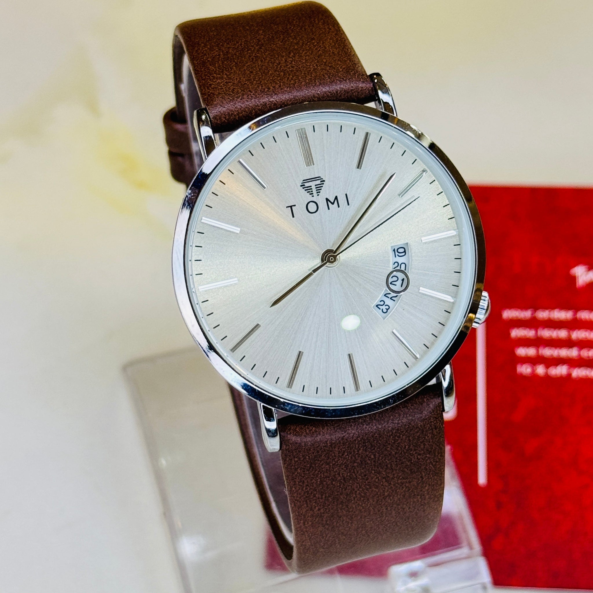 Ministry Coffee Silver White Tomi Watch