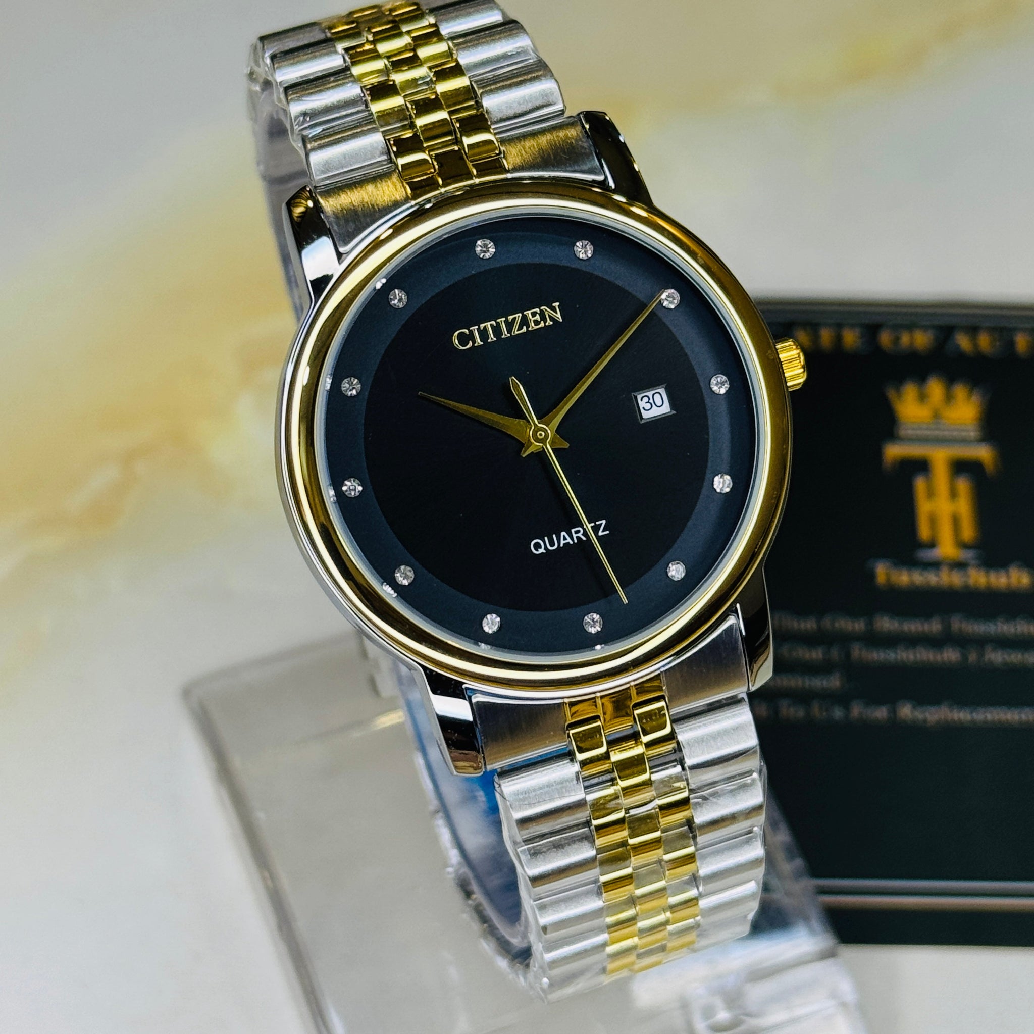 Two Tone Black Citizen Prestige Watch