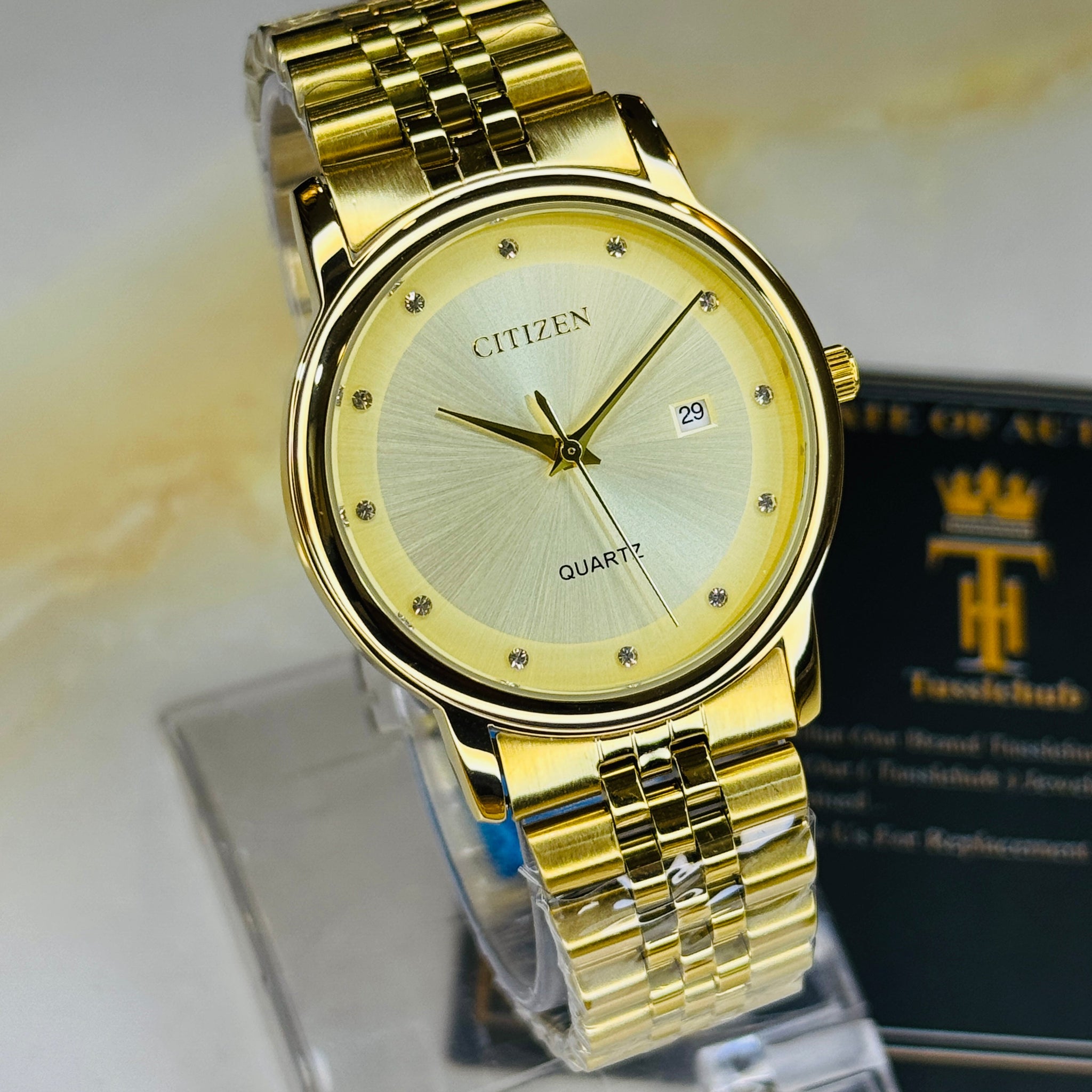 All Gold Citizen Prestige Watch