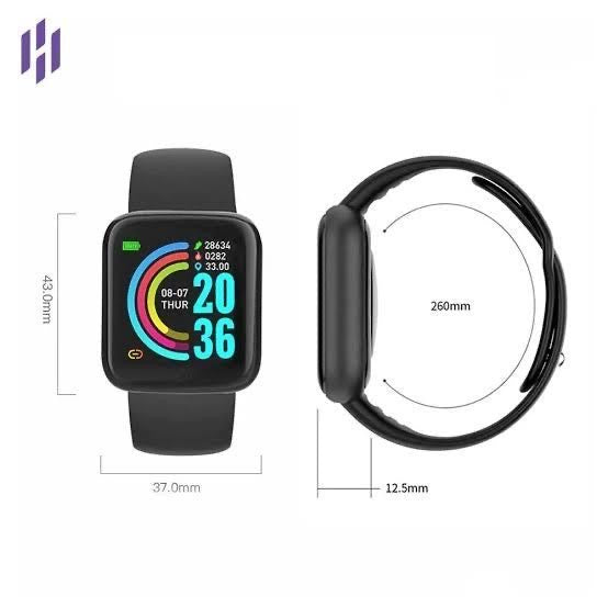 D20 Fitness Bracelet Smart Watch Bluetooth Heart Rate Monitor