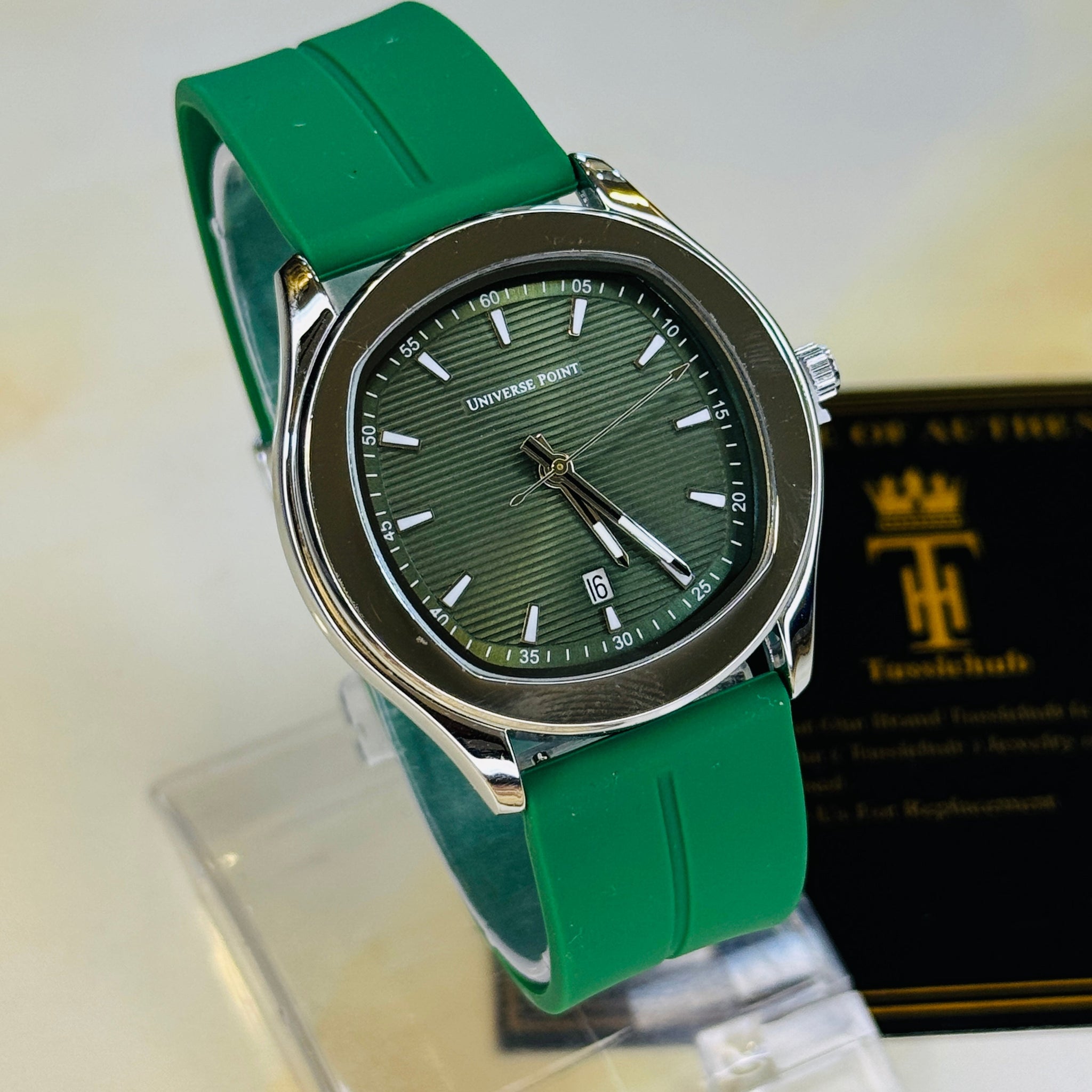 Smexy Forest Green Slim Universe Point Watch