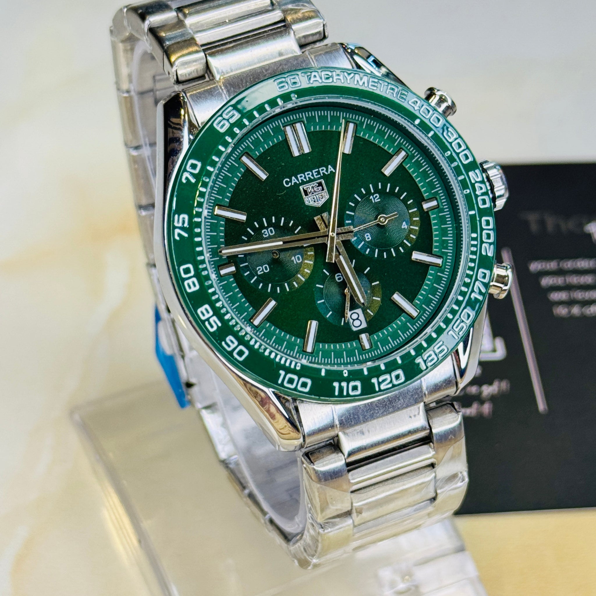 Tag Heur Silver Forest Chronograph Watch