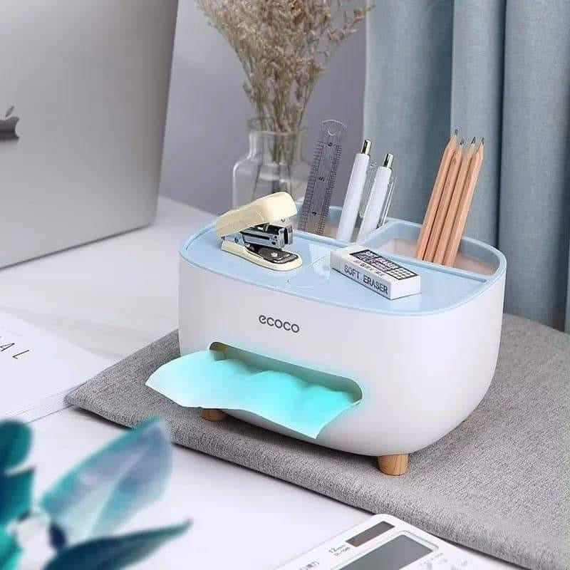 Ecoco Creative Tissue Box & Remote Organizer