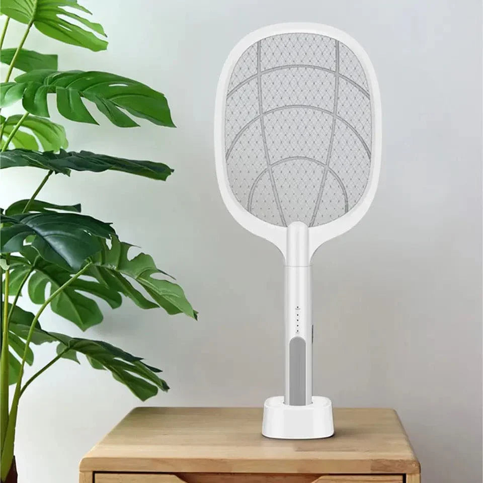 Electric Mosquito Swatter USB Charging 2 in 1 Mosquito Killer Racket