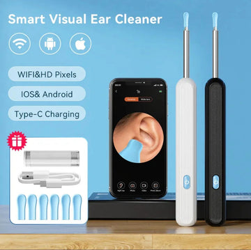 Smart Scan Wireless Ear Cleaner with  Otoscope 1080P HD Camera Ear Wax Removal Kit