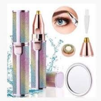 2-in-1 Rechargeable Electric Hair Remover & Eyebrow Trimmer for Women