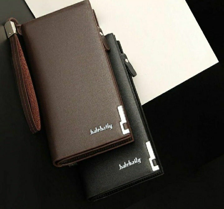 Balebaily Long Leather Luxury Wallet For Men